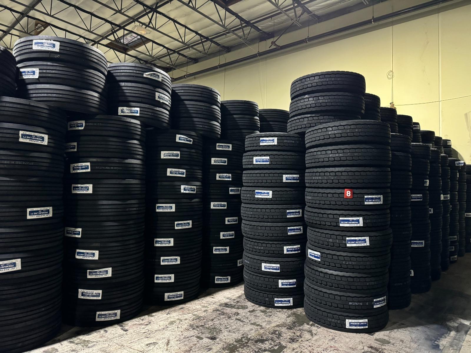 New commercial truck tires